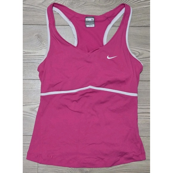 Nike Tops - Nike Dri-FIT Hot Pink Racerback Tank Top